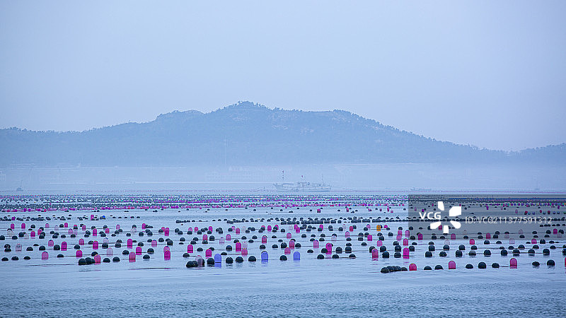 山东烟台长岛县大黑山岛。图片素材