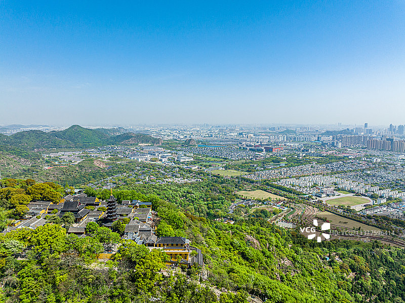 江苏苏州灵岩山风景区图片素材