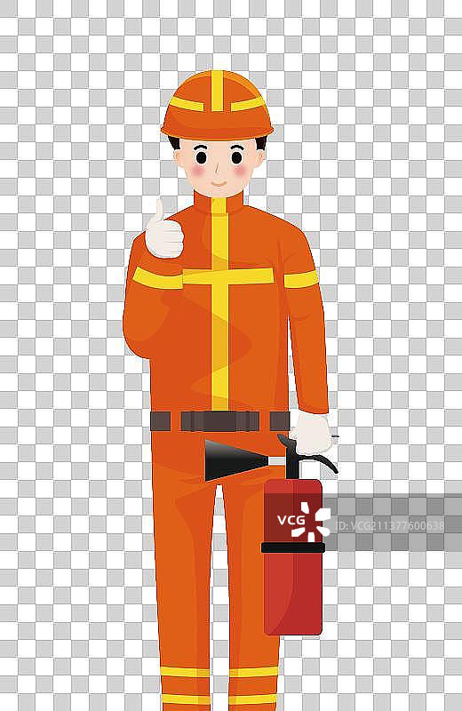 劳动者人物消防员图片素材