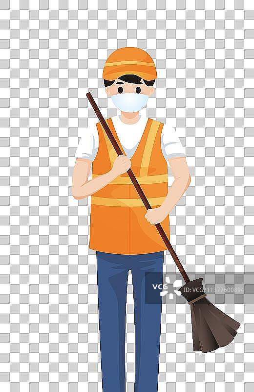 劳动者人物环卫工人图片素材