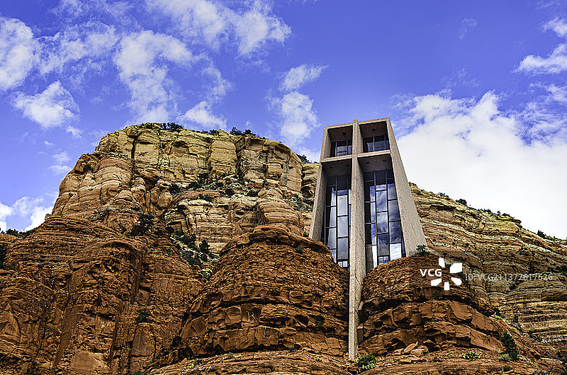 圣十字教堂，亚利桑那州塞多纳小镇图片素材