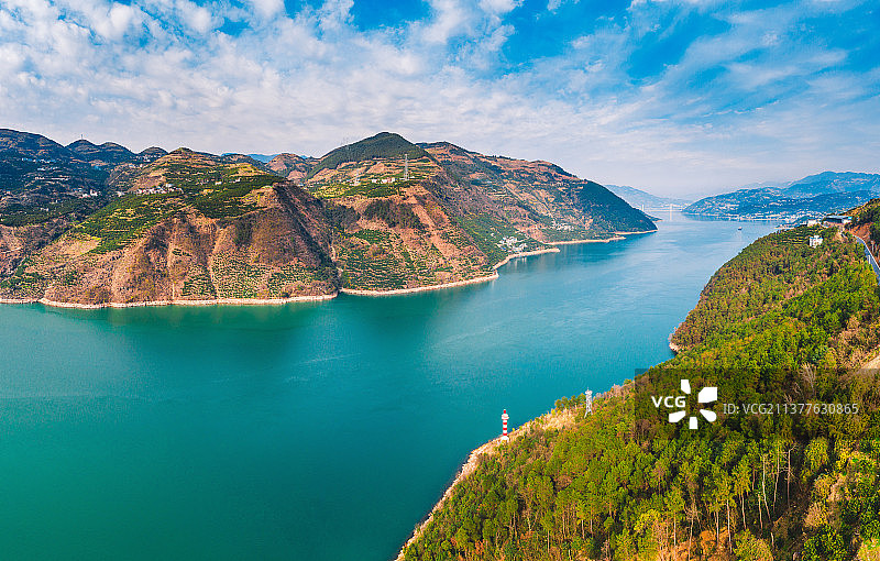 重庆奉节县山区图片素材