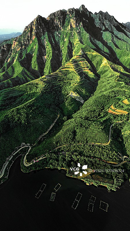 农业领域的高角度视角图片素材