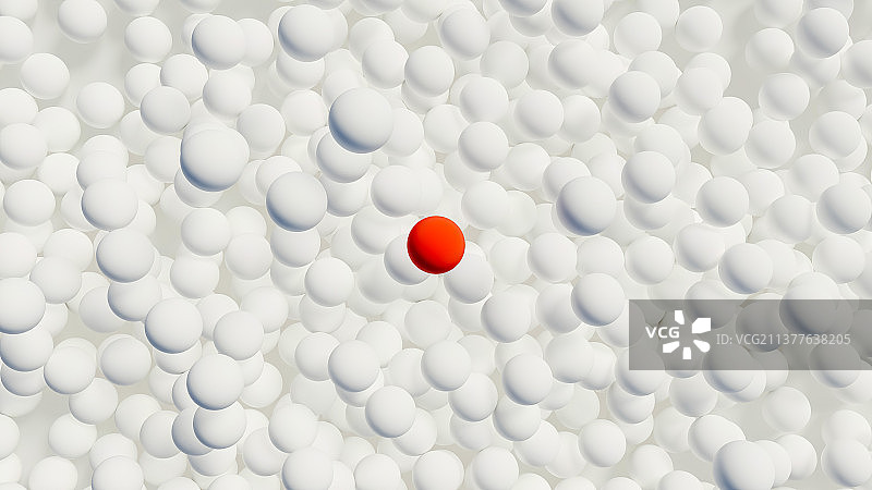 白色中与众不同得红色图片素材