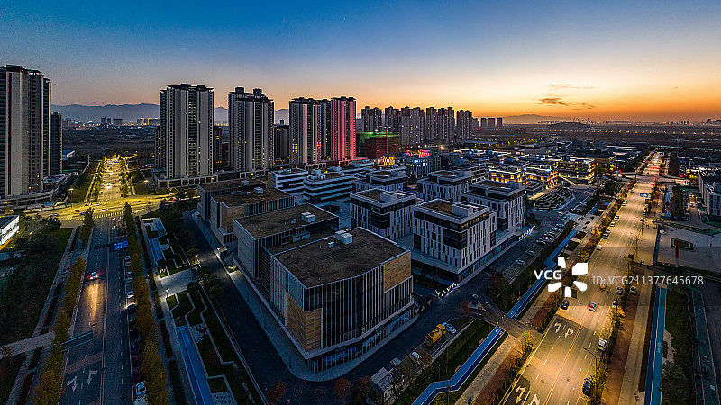 陕西西咸新区西安沣东新城沣东自贸产业园图片素材