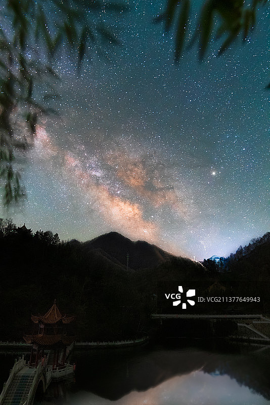 伏牛山银河图片素材