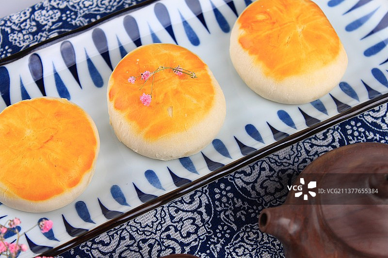 烘焙网红点心软心啵啵饼图片素材