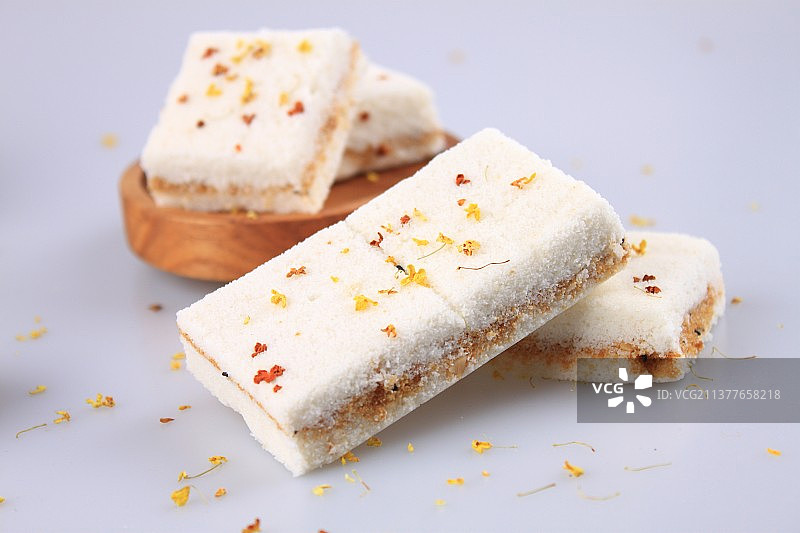 中国传统美食桂花糕图片素材