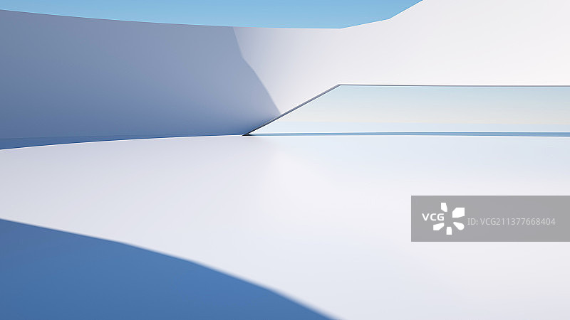 空间简约场景图片素材