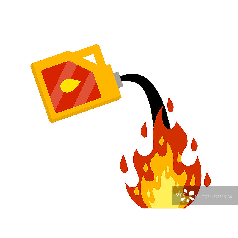 红色油箱燃料罐图片素材