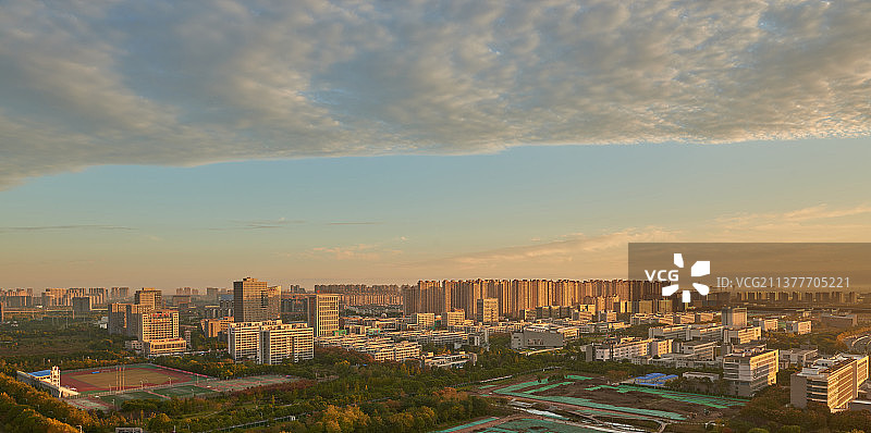 俯瞰南通大学图片素材