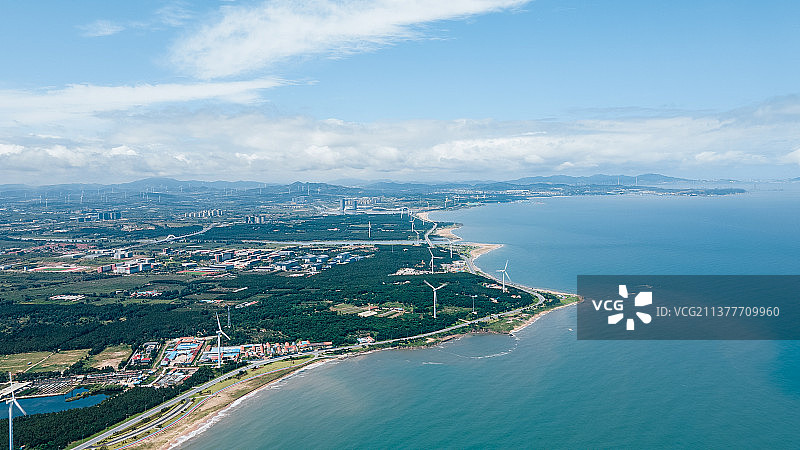 威海那香海的海岸线图片素材