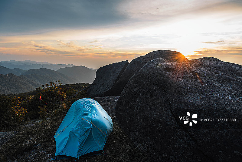 大围山露营图片素材
