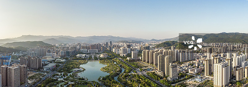 福建省,龙岩市,城市风光,城市天际线图片素材