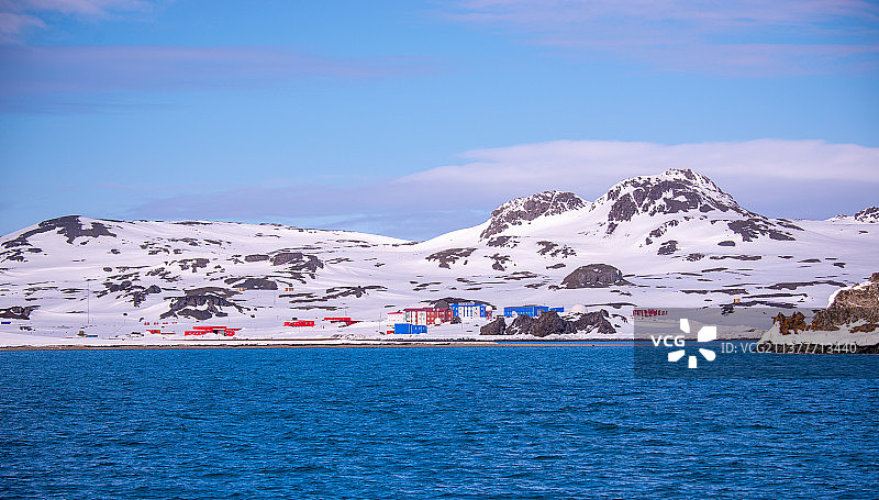 中国南极长城站科学考察站风光图片素材