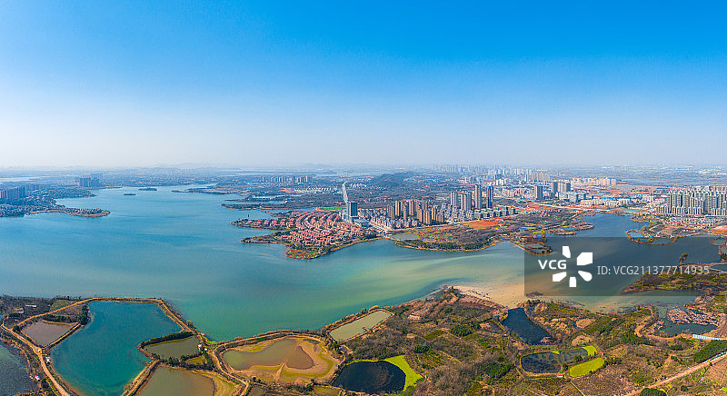 武汉蔡甸后官湖图片素材