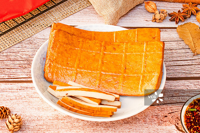 卤味豆干图片素材