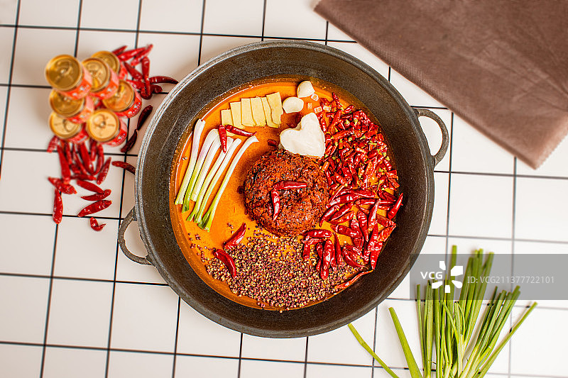 重庆老火锅锅底图片素材