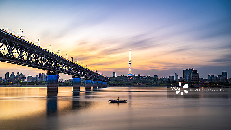 武汉长江大桥图片素材