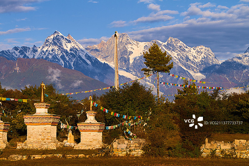 吉隆乃村图片素材