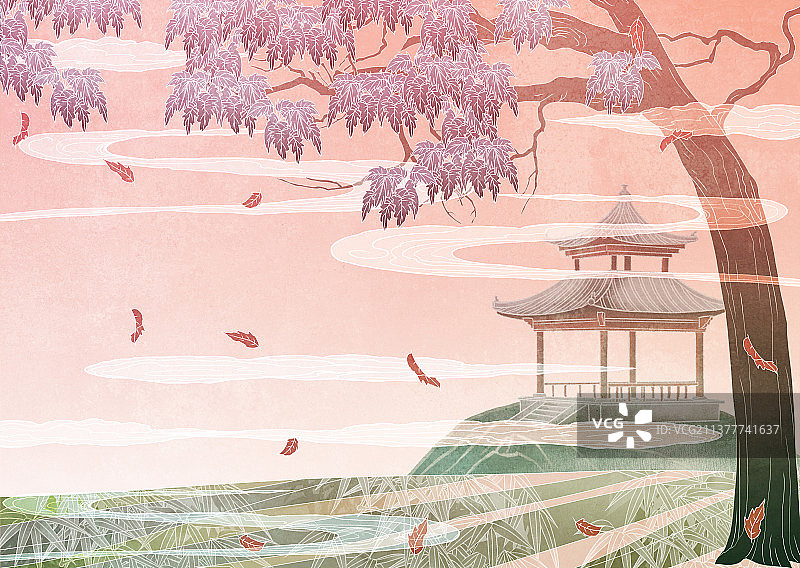 中国国风国潮新中式风格古风背景展板图片素材