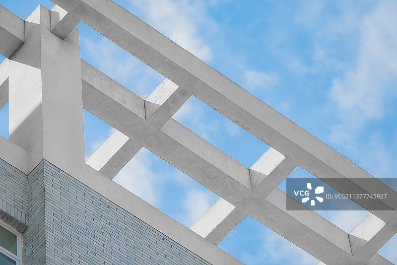 建筑结构仰天俯视图图片素材