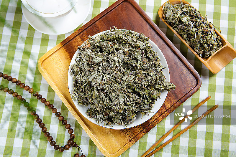 养生保健品艾叶绒图片素材