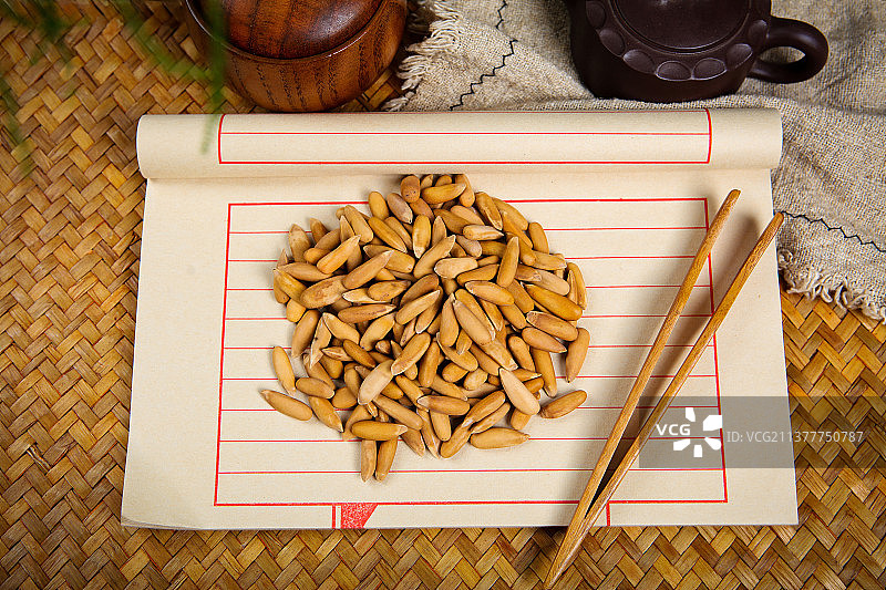 营养巴西松子图片素材