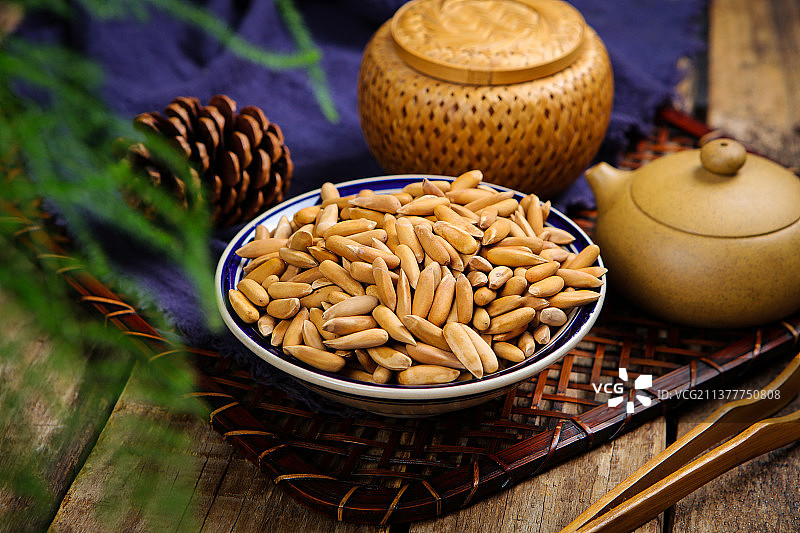 营养巴西松子图片素材