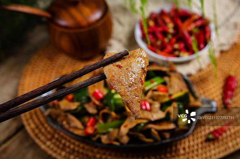 营养滋补爆炒猪肝图片素材