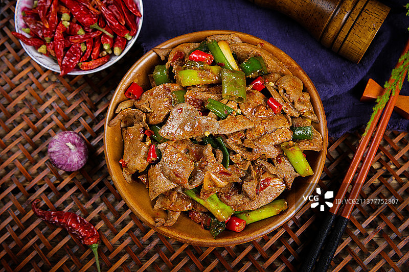 营养滋补爆炒猪肝图片素材