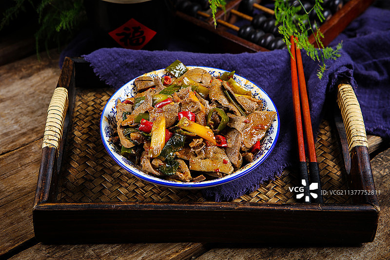 营养滋补爆炒猪肝图片素材