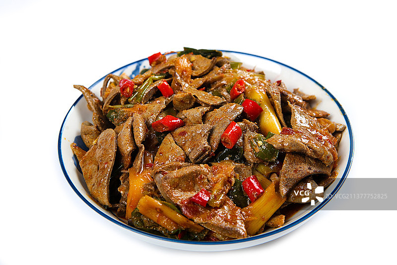 营养滋补爆炒猪肝图片素材