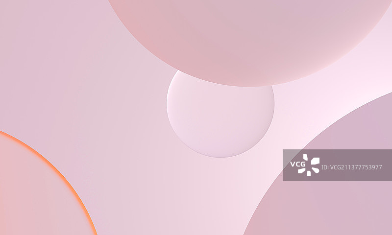 3D渲染亚克力风几何体壁纸背景图片素材