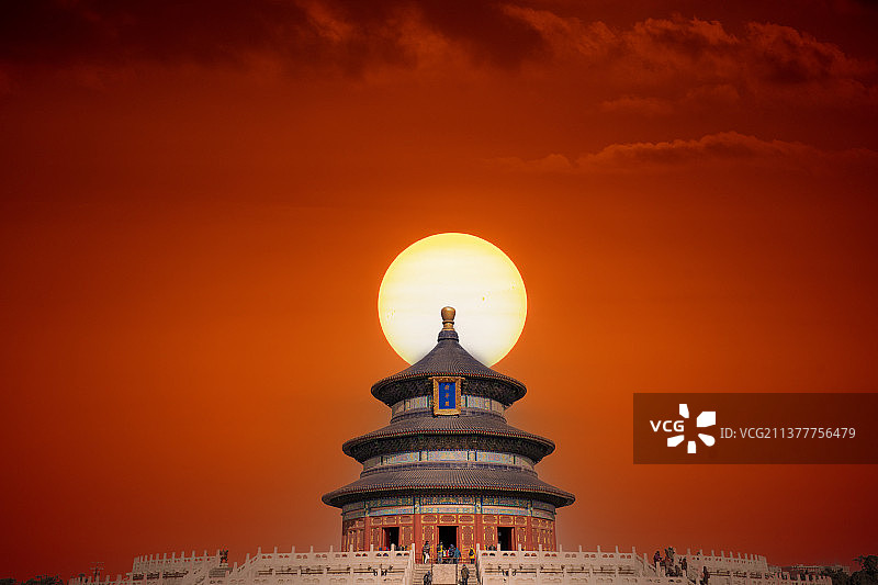 北京天坛故宫图片素材