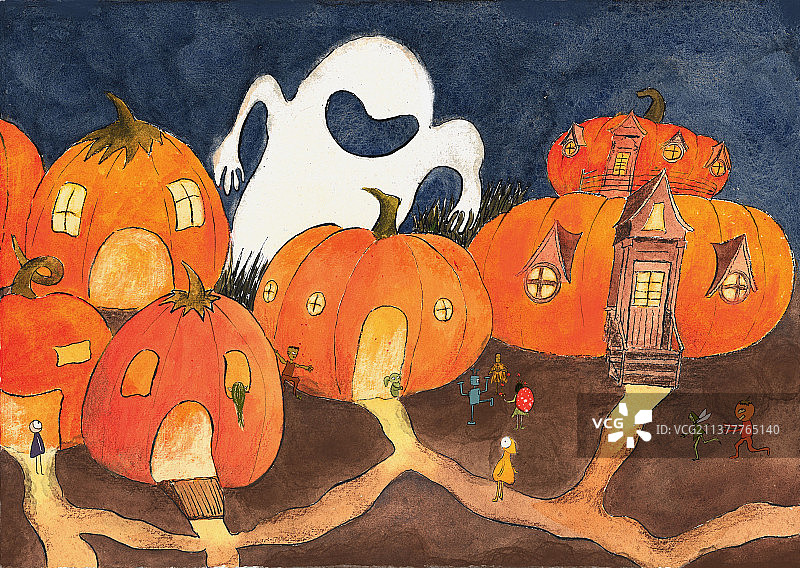 万圣节之夜图片素材