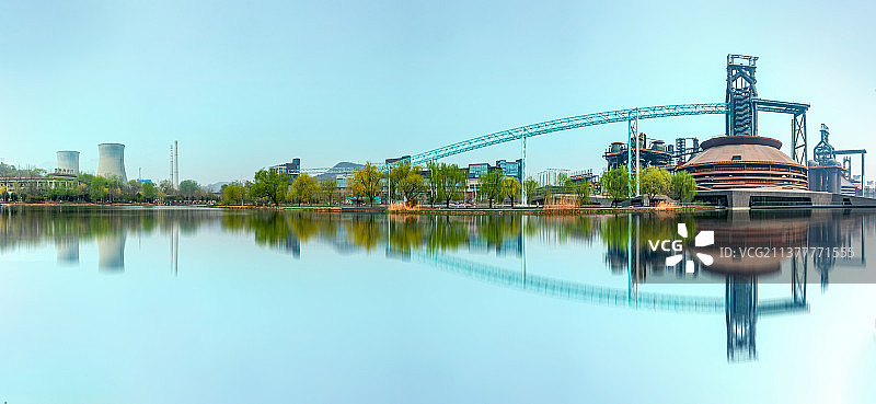 首钢掠影图片素材