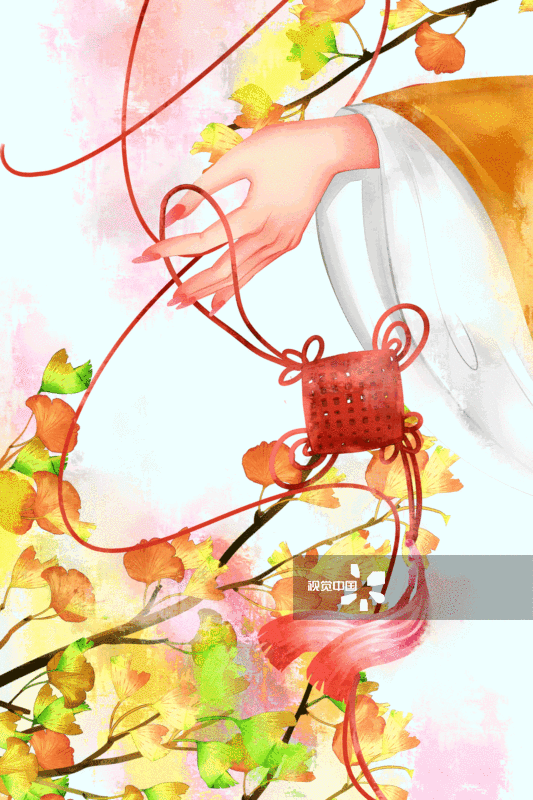 中国风中国结插画-GIF动图图片素材