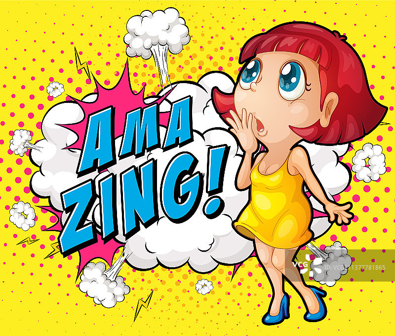 复古漫画表情缩写图片素材