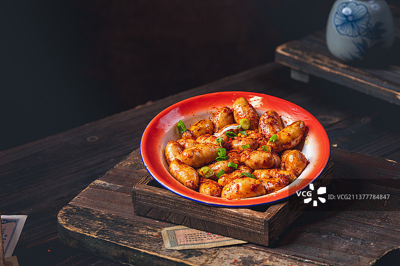 贵州美食 烤鸡 川式烤鸡 贵州烤鸡 黔 麻辣图片素材