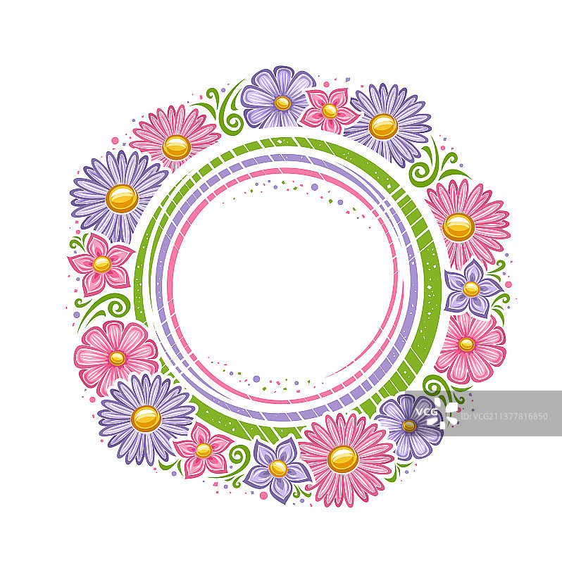 节日花卉相框图片素材