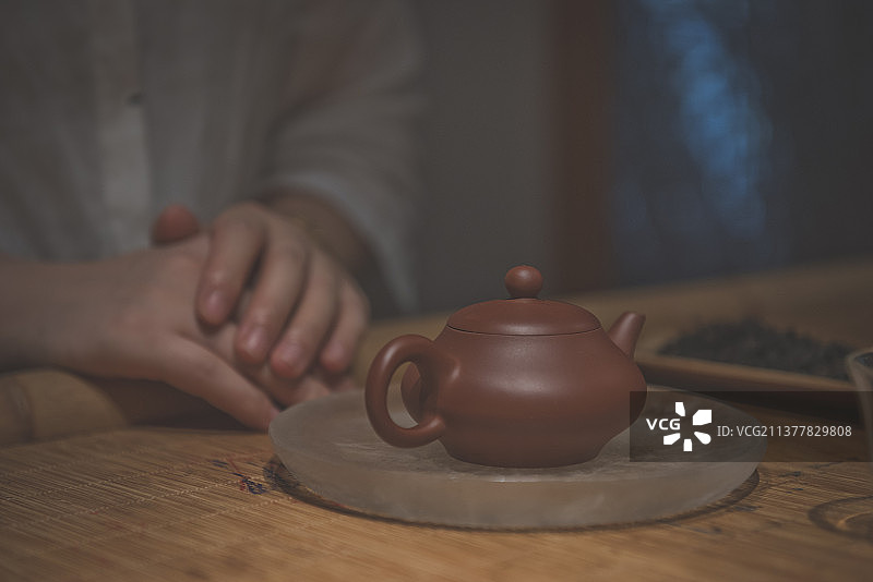 泡一壶凤凰单丛茶图片素材