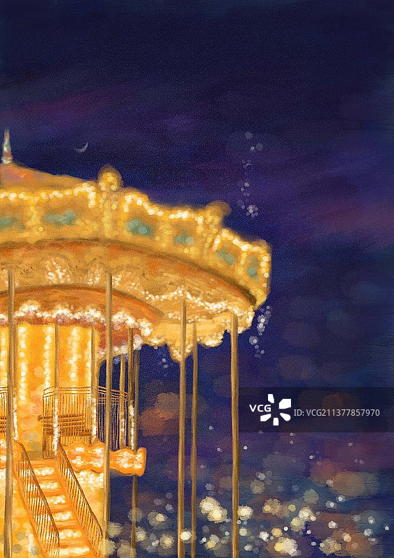 旋转木马图片素材