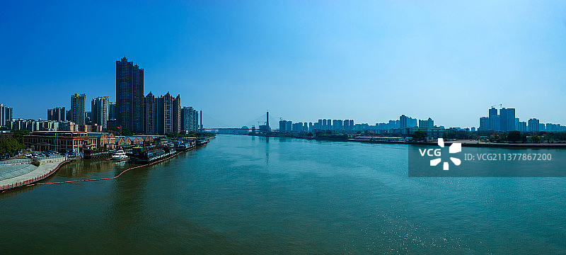 全景航拍广州太古仓图片素材