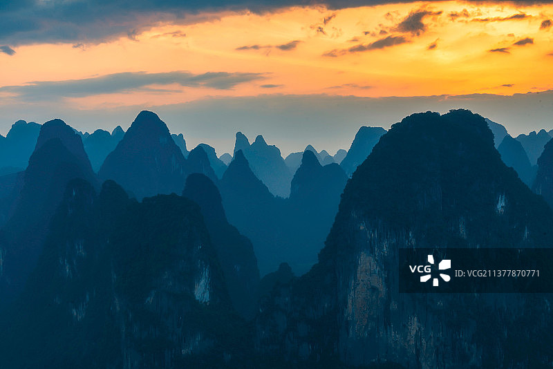 阳朔兴坪古镇图片素材