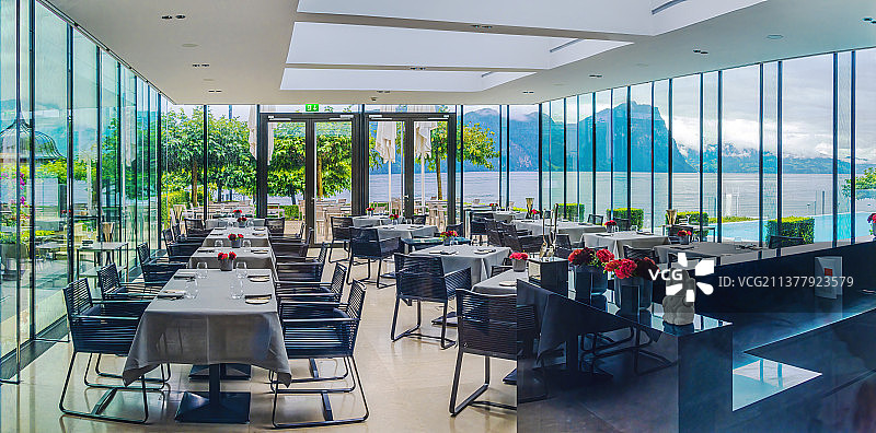 风景餐厅图片素材