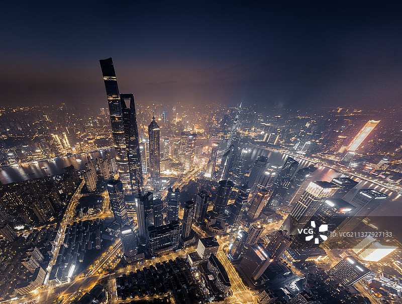 陆家嘴金融中心图片素材