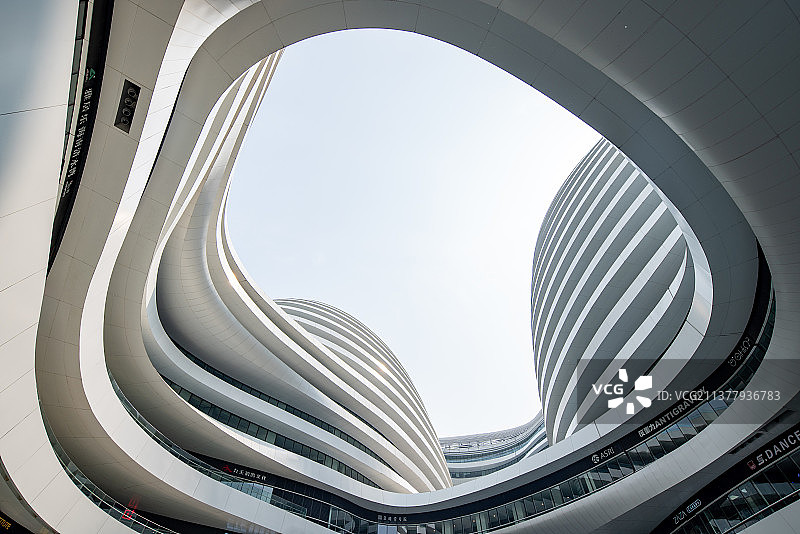 北京银河soho图片素材