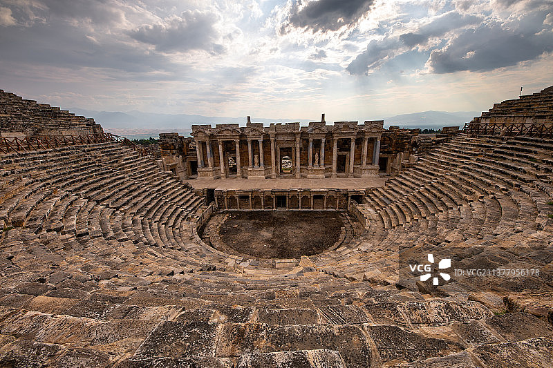 土耳其古斗兽场遗址图片素材
