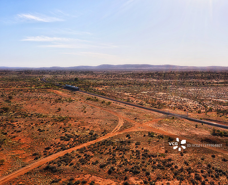 澳大利亚新南威尔士州布罗肯希尔的内陆地区景观图片素材